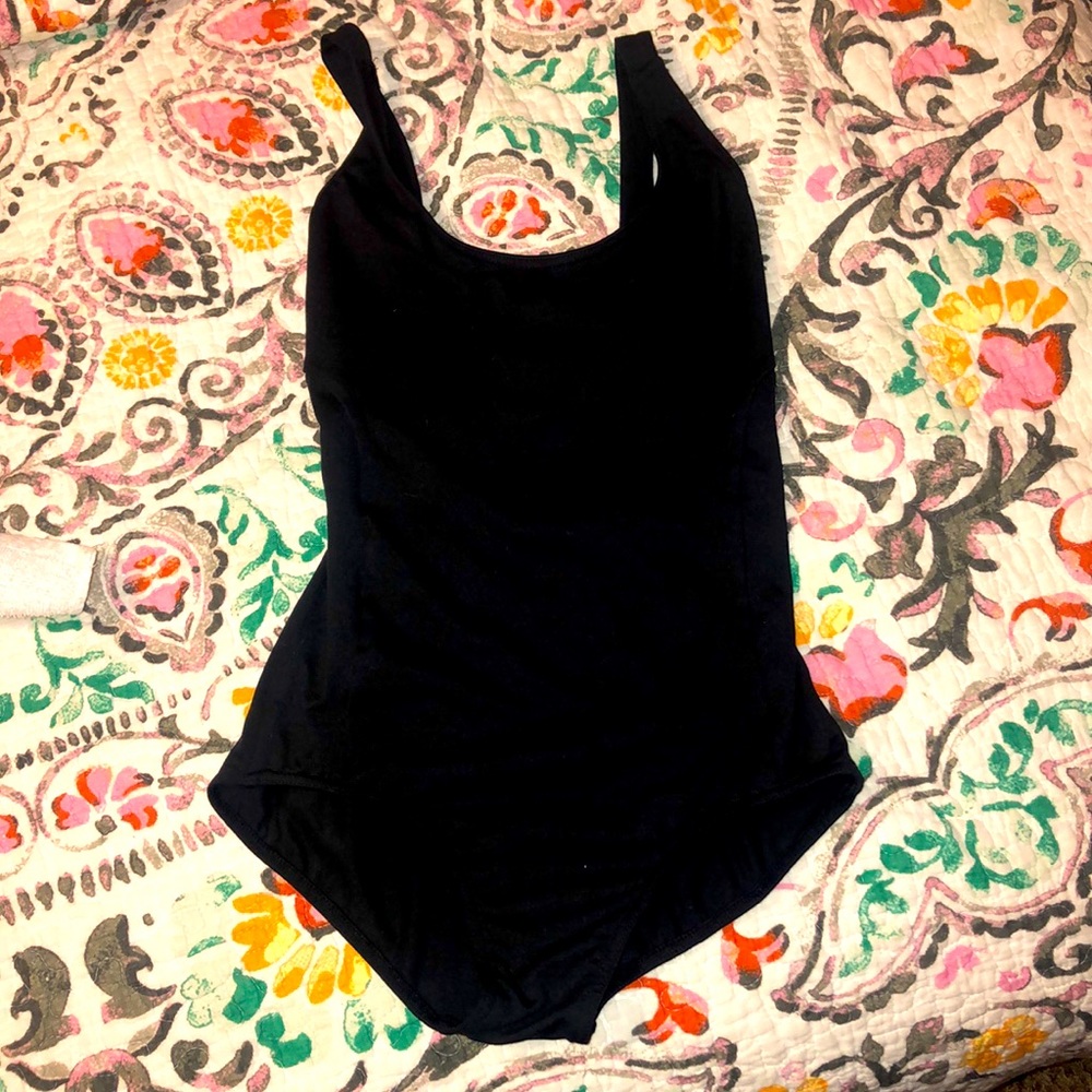 COPY - NWOT Capezio black Child Large Leotard